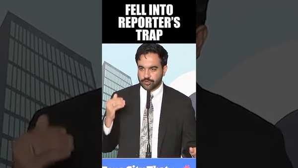 Watch Zohran's Face When Reporter Points Out the Massive Hole in His Logic