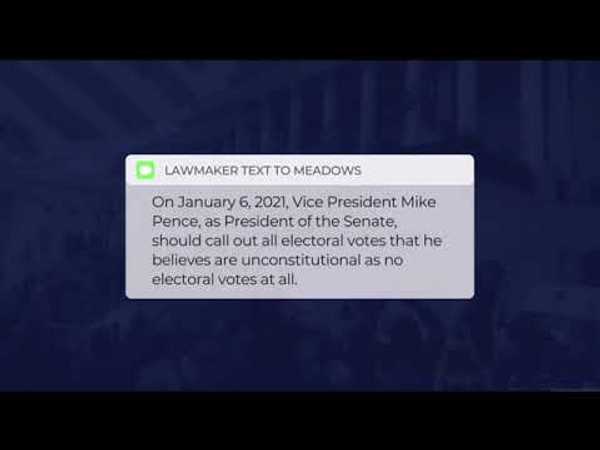 During January 6 Hearing, Schiff Doctored Text Messages Between Mark Meadows And Rep. Jim Jordan