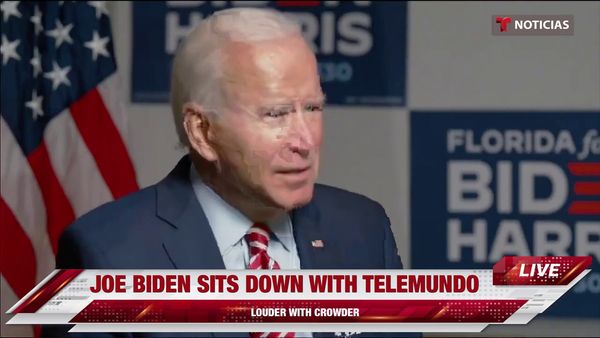 Telemundo DEBUNKS Claim Joe Biden Used Teleprompter in Interview | Louder With Crowder