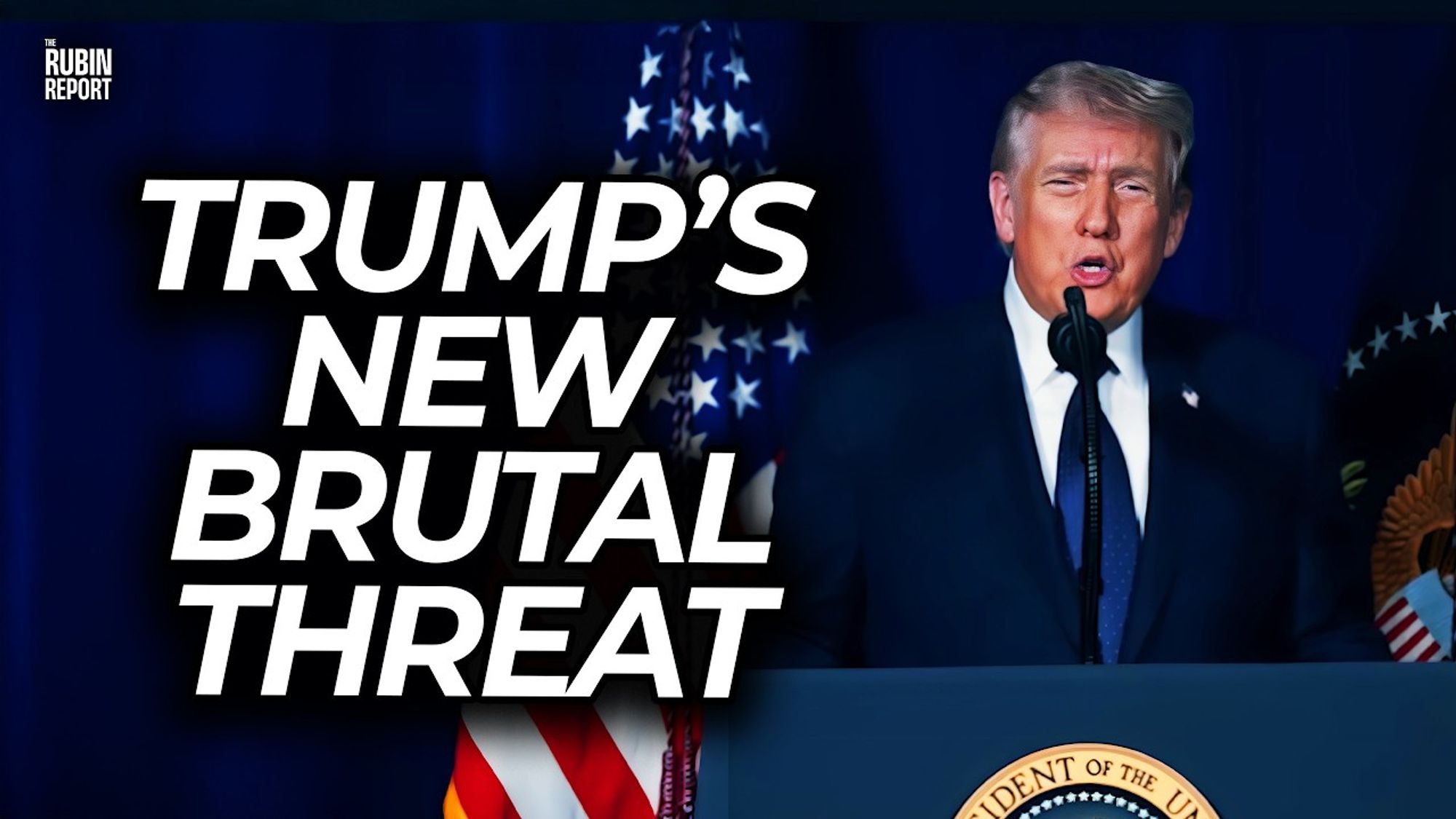 Press Stunned by Trump's Brutal Threat for Remaining Iranian ...