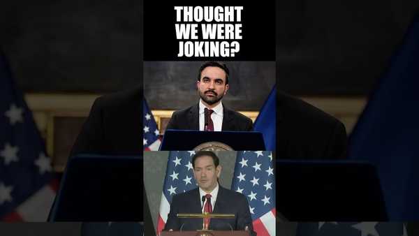 Zohran Mamdani Finally Got Scared After Rubio’s Latest Threat to Him