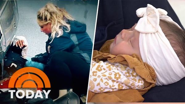 Heroic off-duty firefighter, 9 months pregnant, assists others injured in car crash before heading to the hospital to deliver her baby