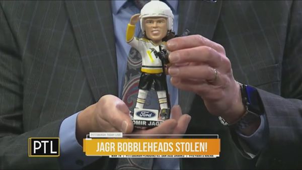 'Did anybody see my bubbleheads?' 18,000 bobbleheads of NHL legend Jaromir Jagr stolen in California cargo theft