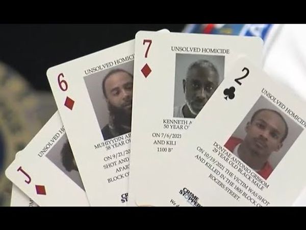 Virginia police hope to solve cold homicide cases by distributing playing cards featuring photos of victims to prison inmates