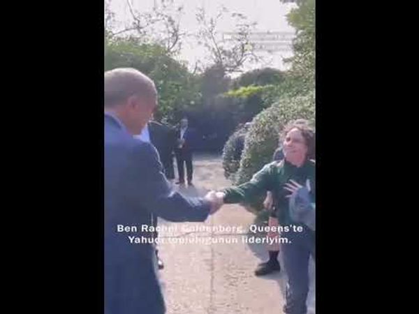 WATCH: J Street Rabbi Has ‘Fangirl Moment’ During Chance Encounter With Anti-Semitic Dictator