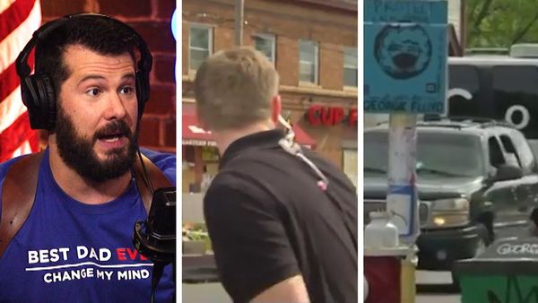 Reporter Caught in DRIVE-BY SHOOTING at George Floyd Memorial | Louder With Crowder