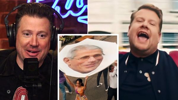 Dave & Crew REACT To Horrible James Corden Propaganda "Song" | Louder With Crowder