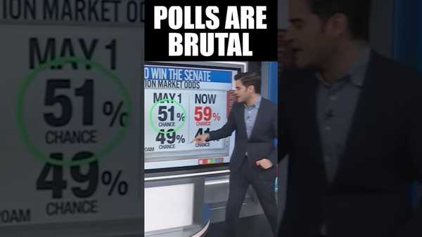 Watch Pollster's Face as He Realizes How Much Worse It Just Got for Democrats