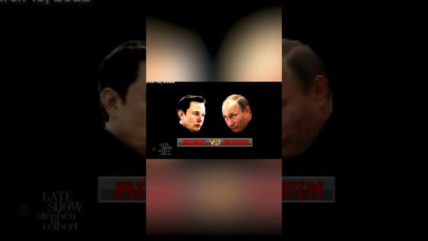 DISAPPOINTING! Stephen Colbert's Late Elon VS Putin Sketch #shorts