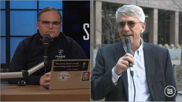 Steve Deace talks with journalist Steve Baker MOMENTS after his release from FBI custody