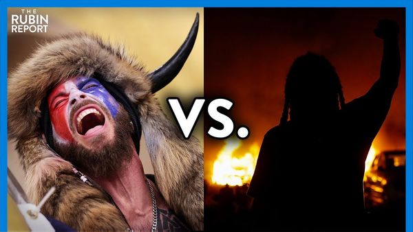 Must See Side-By-Side Media Coverage of BLM Protests Vs. Capitol Riot | DM CLIPS | Rubin Report