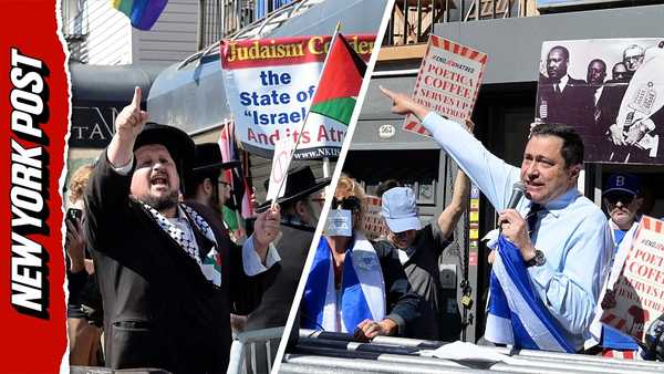 Police Respond As Protesters Clash Outside Coffee Shop That Banned Rep. Dan Goldman Over Israel