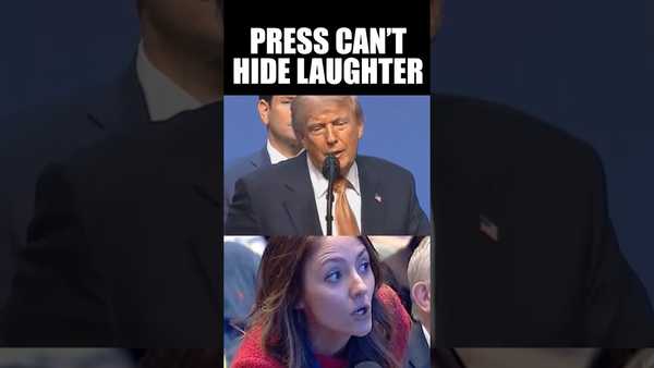 Trump Makes Press Laugh w/ Reaction to MSNOW Question