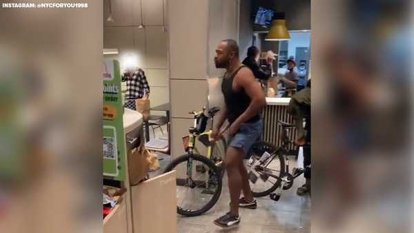 Man accused of smashing up an NYC McDonald's with an ax released without bail: 'My intentions were not to hurt anyone'