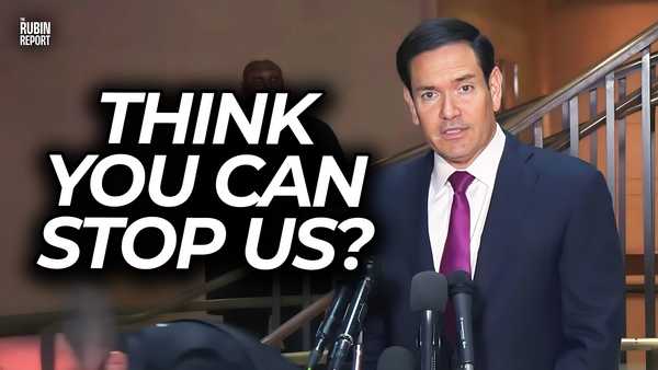Listen to Press Go Quiet as Rubio Reveals Real Reason for Iran Attack