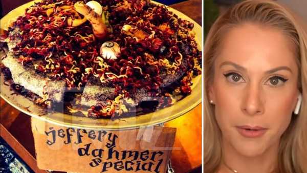 'Jeffrey Dahmer Special' display at Texas pizza joint sparks controversy