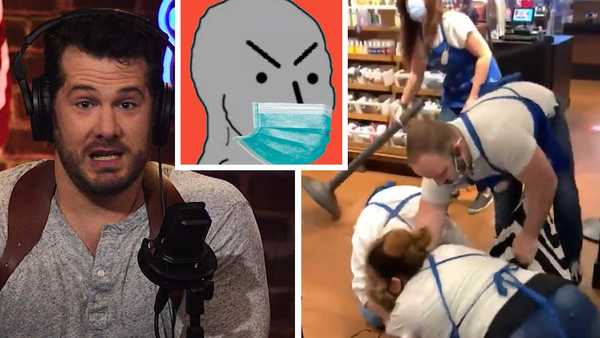 Bath & Body Works FIGHT OVER MASKS! Mask-Fascists Get Violent | Louder With Crowder