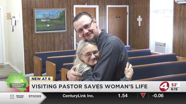 'No, devil, you can't have my momma': Pastor saves choking elderly woman during church service