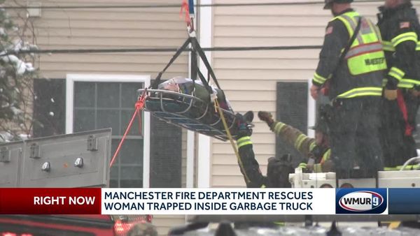 Woman survives trash compactor after she fell into a dumpster and was thrown into a garbage truck