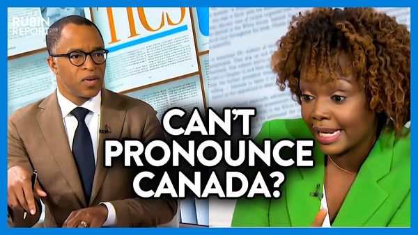 Watch MSNBC Host Struggle to Ignore WH Press Sec. Mispronouncing Canada | DM CLIPS | Rubin Report