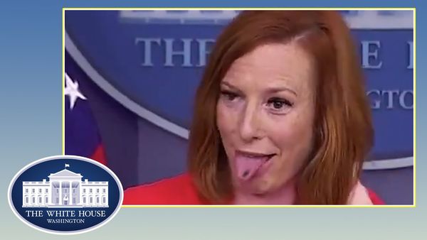WATCH: Press Secretary Jen Psaki Eats a Fly