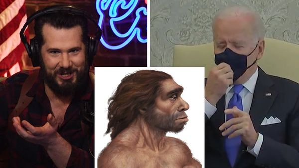 Biden Calls Red-States NEANDERTHALS... Then BREAKS His Own 'Mask Rules' | Louder With Crowder