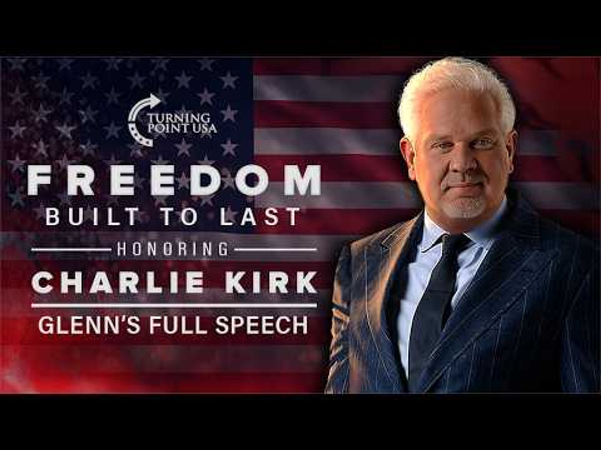 Glenn Beck's Powerful Message One Year After Charlie Kirk's Death | Full Speech at UVU