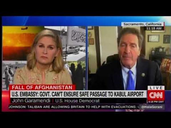 Democratic lawmaker says US military isn't responsible for getting Americans to Kabul airport safely