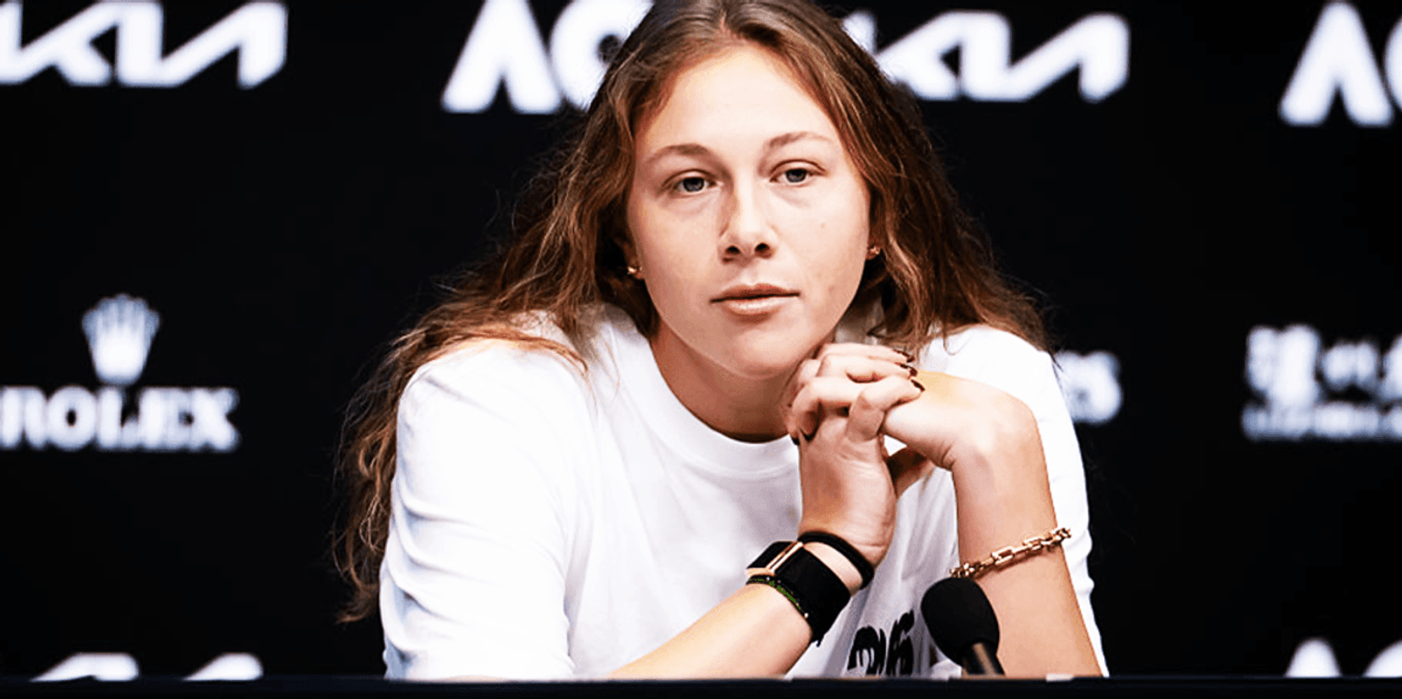 ​'I don't think that's relevant': American tennis star shuts down reporters fishing for anti-Trump answers​