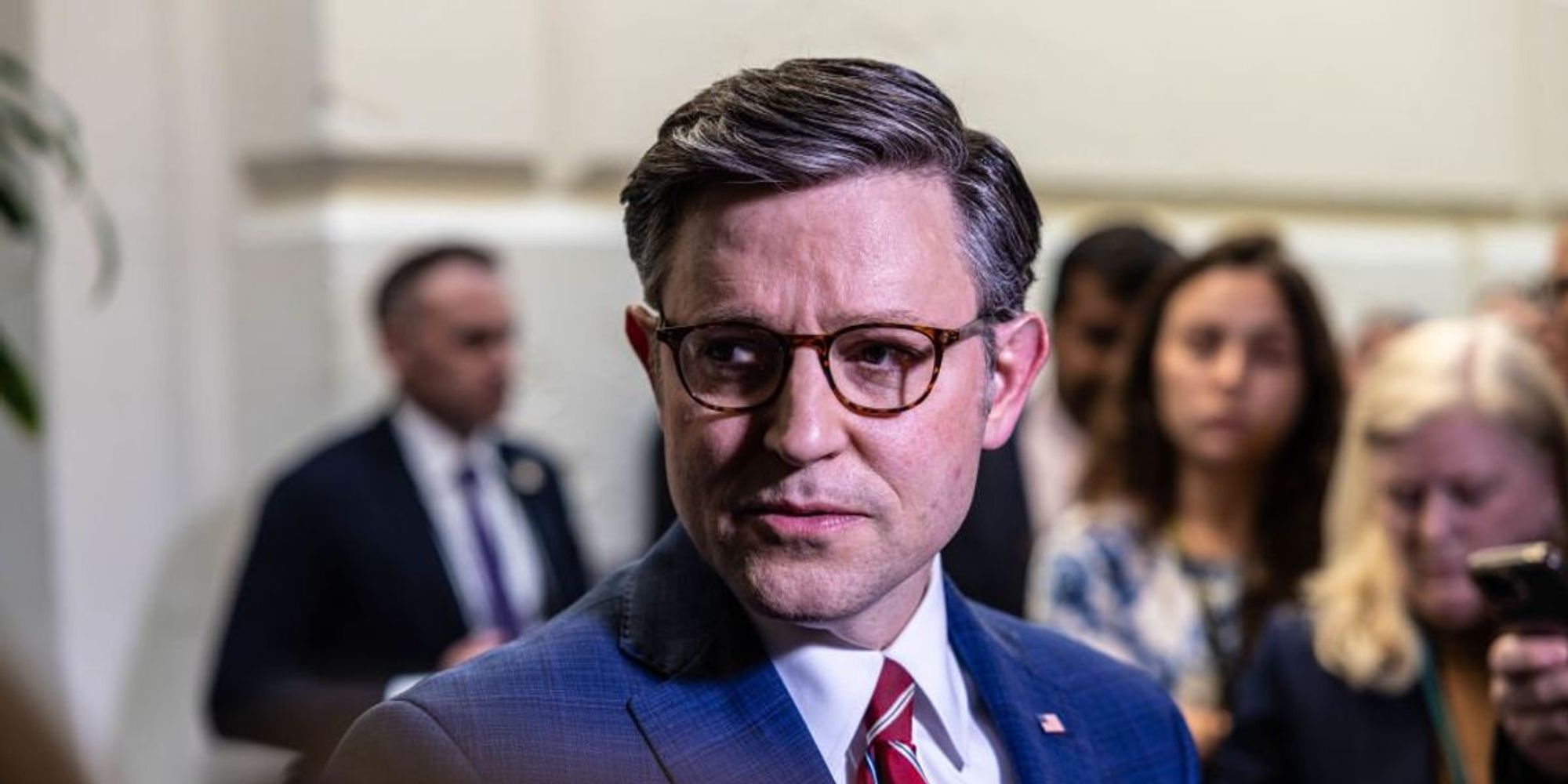 Speaker Johnson announces House will vote on measures for Ukraine aid